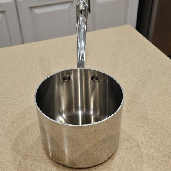 RARE ALL CLAD DOUBLE BOILER 2 QT STAINLESS STEEL SAUCE POT PAN SAUCEPAN SAUCEPOT - Picture 13 of 16